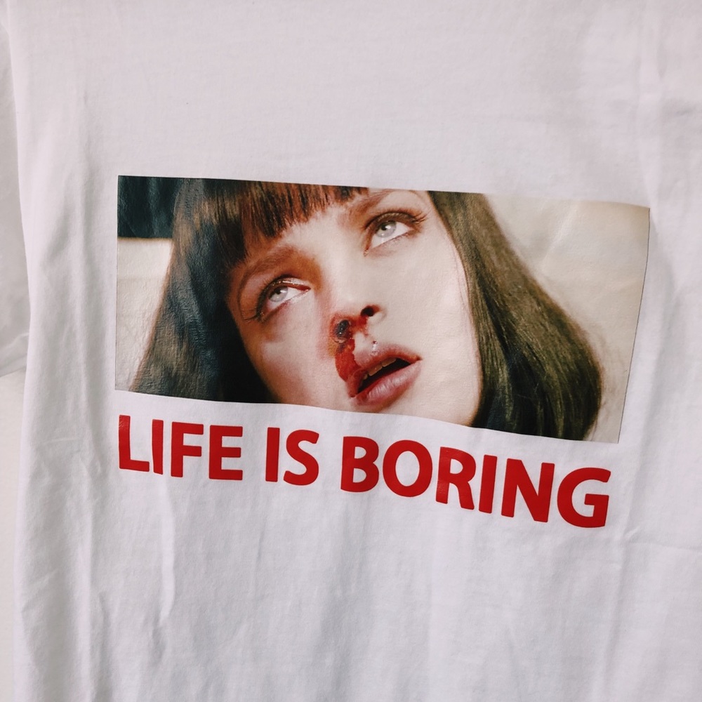 💉Pulp Fiction Uma Thurman T shirt NWOT
